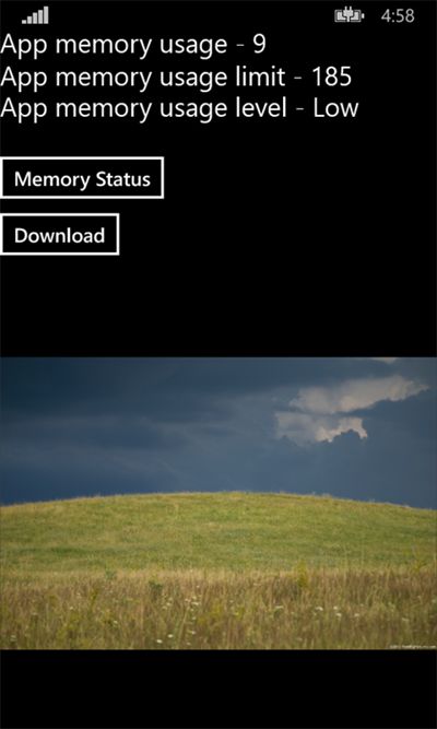 App Memory Use